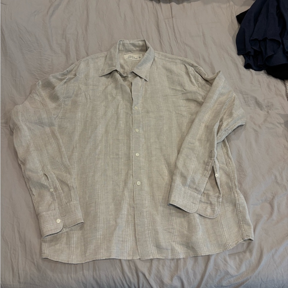 Abercrombie Men’s linen shirt size L